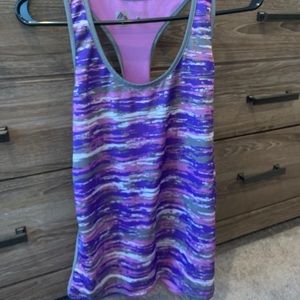 Reebok Mesh Twisted Racerback Tank Top